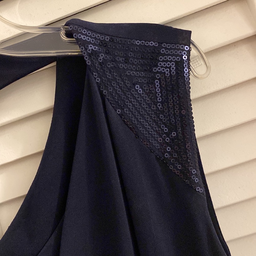 Calvin Klein Dress Size 10 Navy Blue - Picture 4 of 4